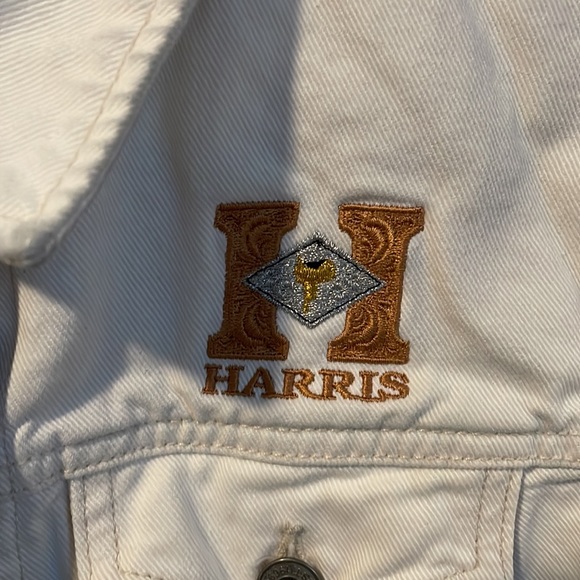Women’s Harris/Gap white jean jacket - Picture 4 of 9
